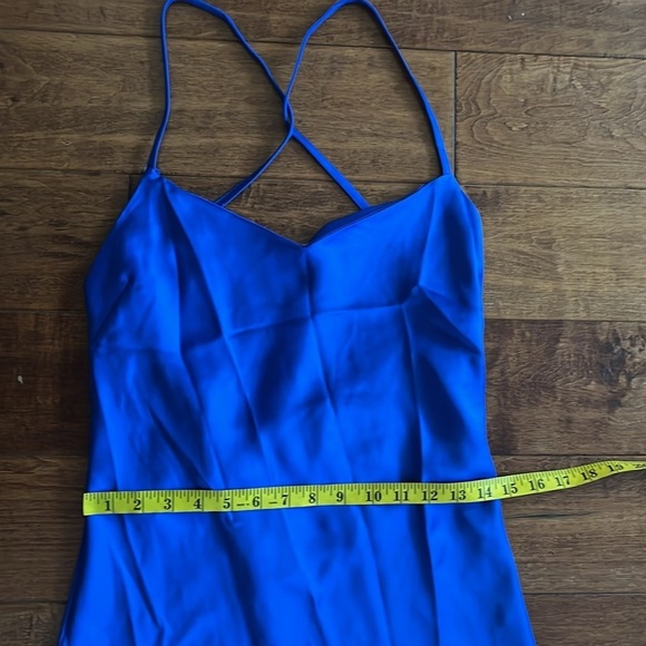 2bella Blue Dress Midi sleeveless New Without Tag - Picture 5 of 9